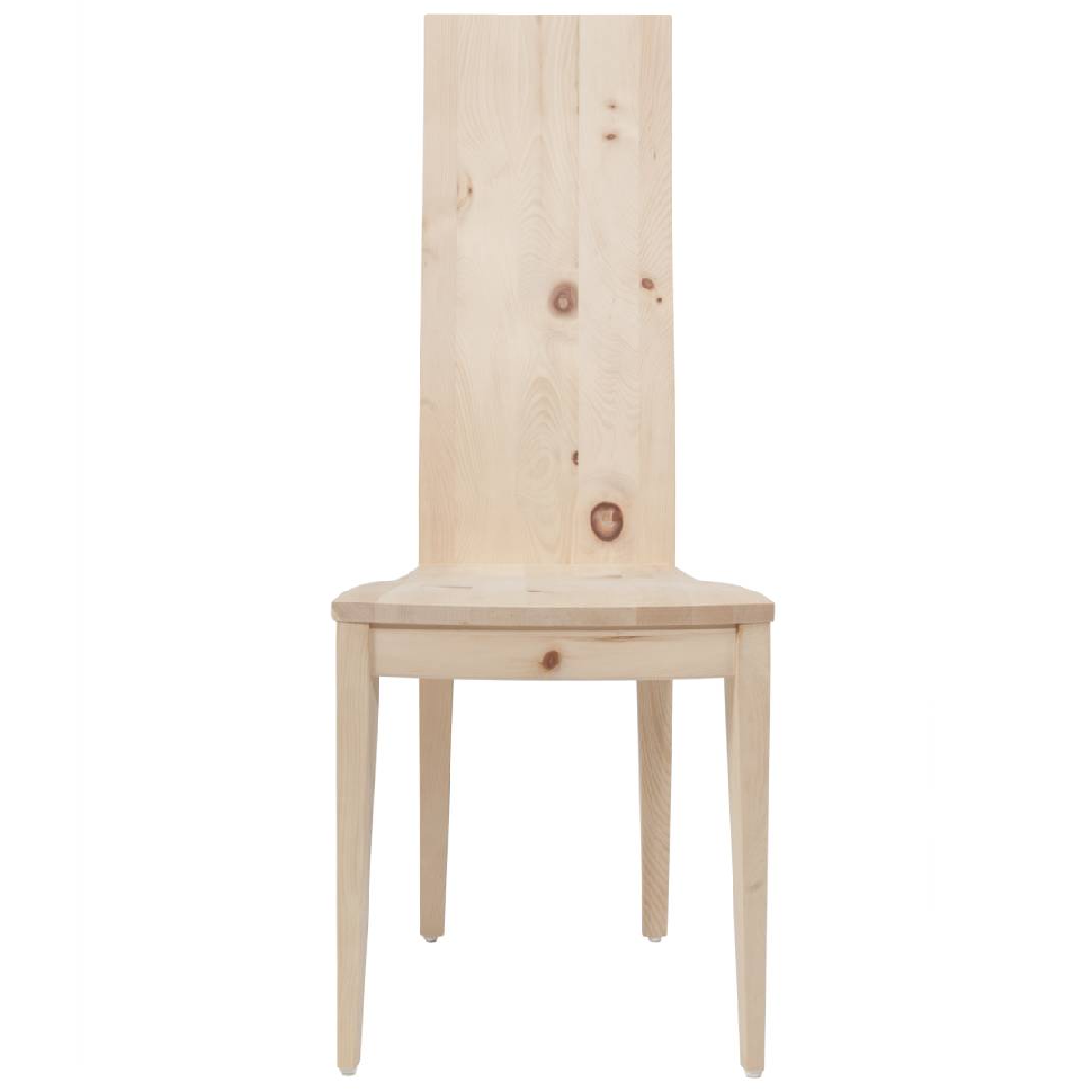 Eleganter Stuhl  - 'Sitwell Fine' zirbe roh