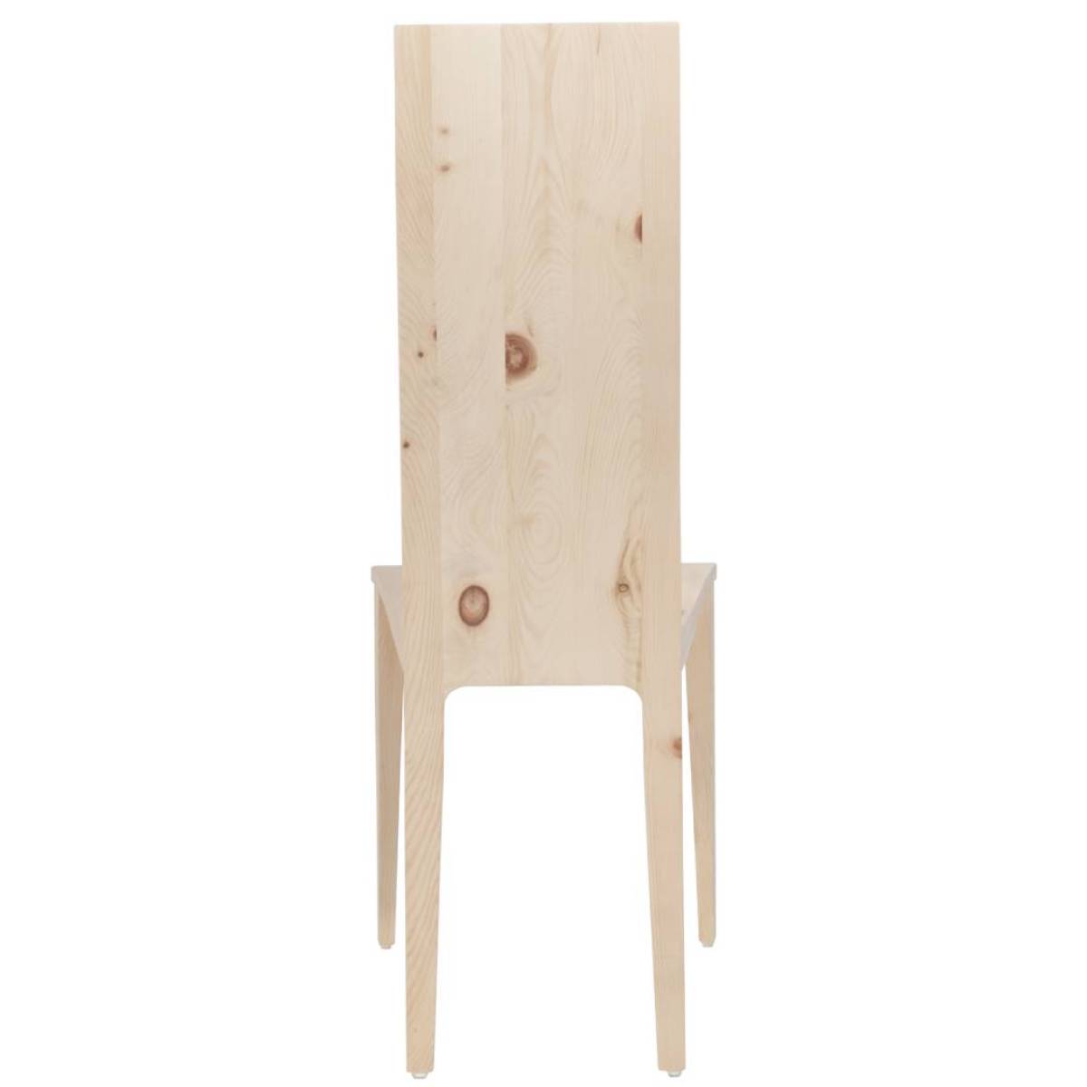 Eleganter Stuhl  - 'Sitwell Fine' zirbe roh