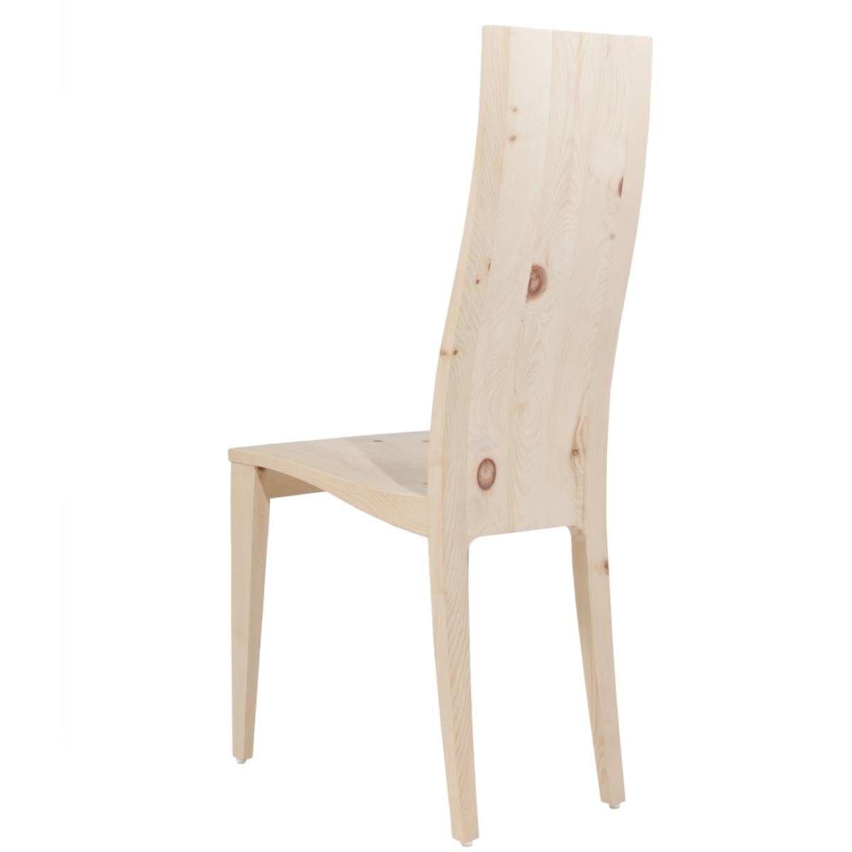 Eleganter Stuhl  - 'Sitwell Fine' zirbe roh