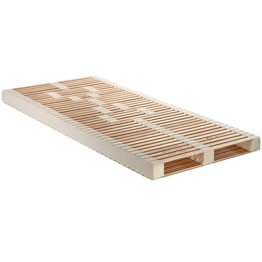 Lamellenrost 'Sleepy' aus Buche Massivholz mit Schaumstoffkern | Härte verstellbar | 90x200cm