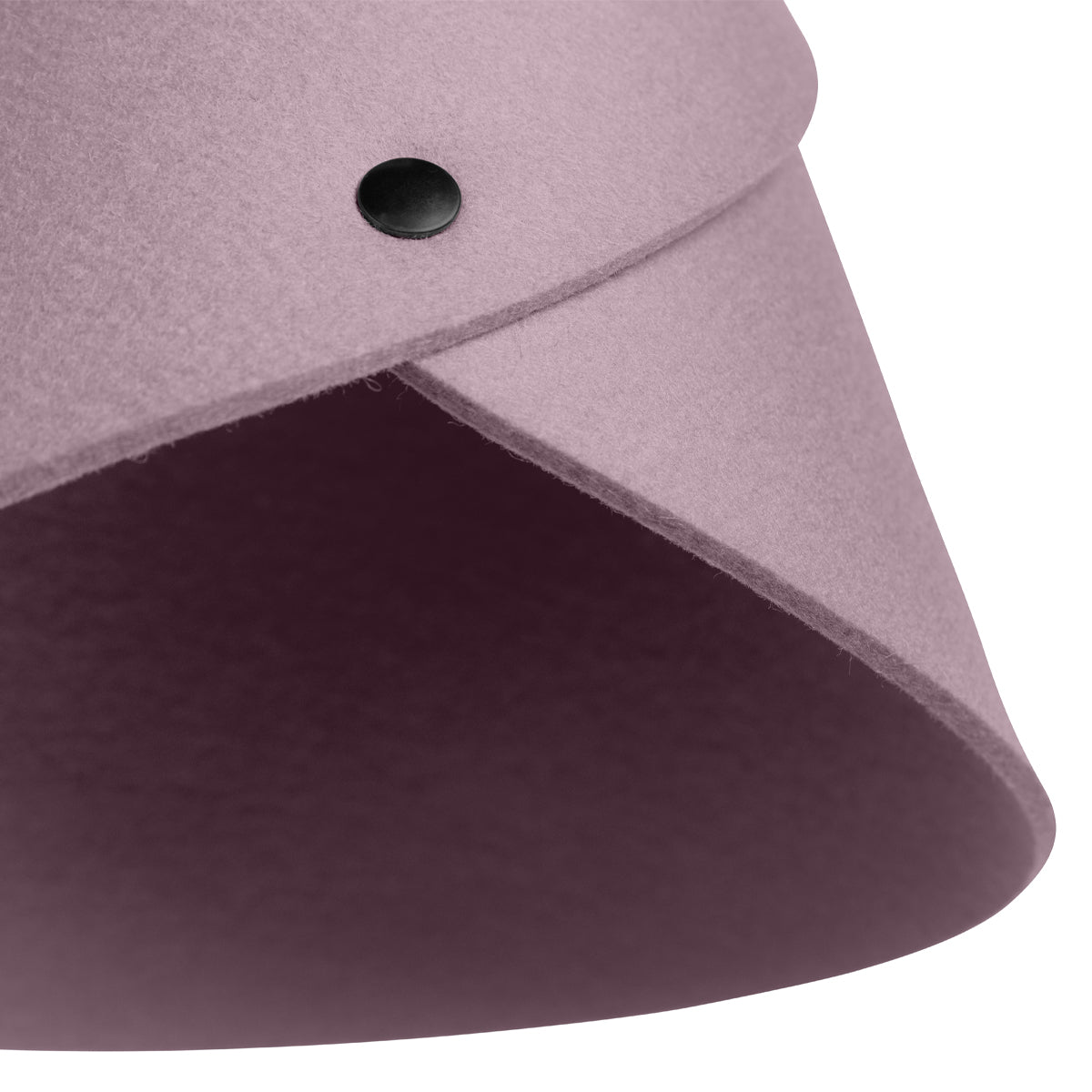 Moderne Pendelleuchte aus Filz | konisch | Rosa | Schirm 100% Merinowolle | Made in Austria