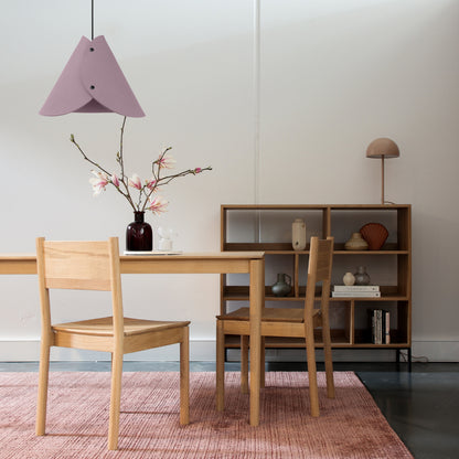 Moderne Pendelleuchte aus Filz | konisch | Weiß | Schirm 100% Merinowolle | Made in Austria