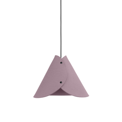 Moderne Pendelleuchte aus Filz | konisch | Rosa | Schirm 100% Merinowolle | Made in Austria