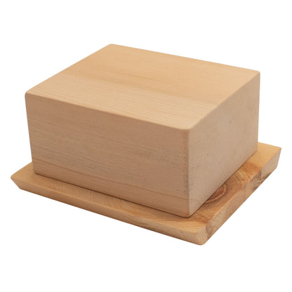 Butterdose 'Klein & Fein'  Zirbe + Messer