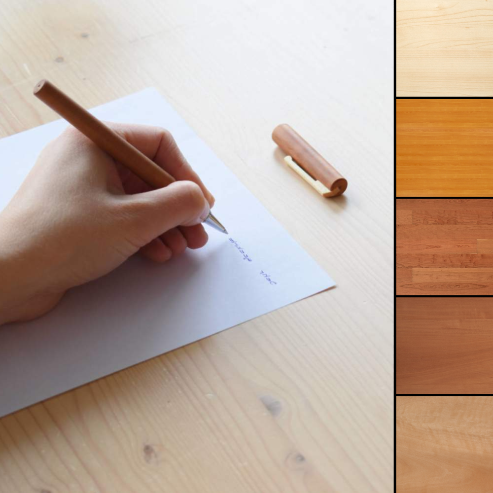 Tintenroller aus edlem Holz  'Ball Pen' | Ahorn lackiert