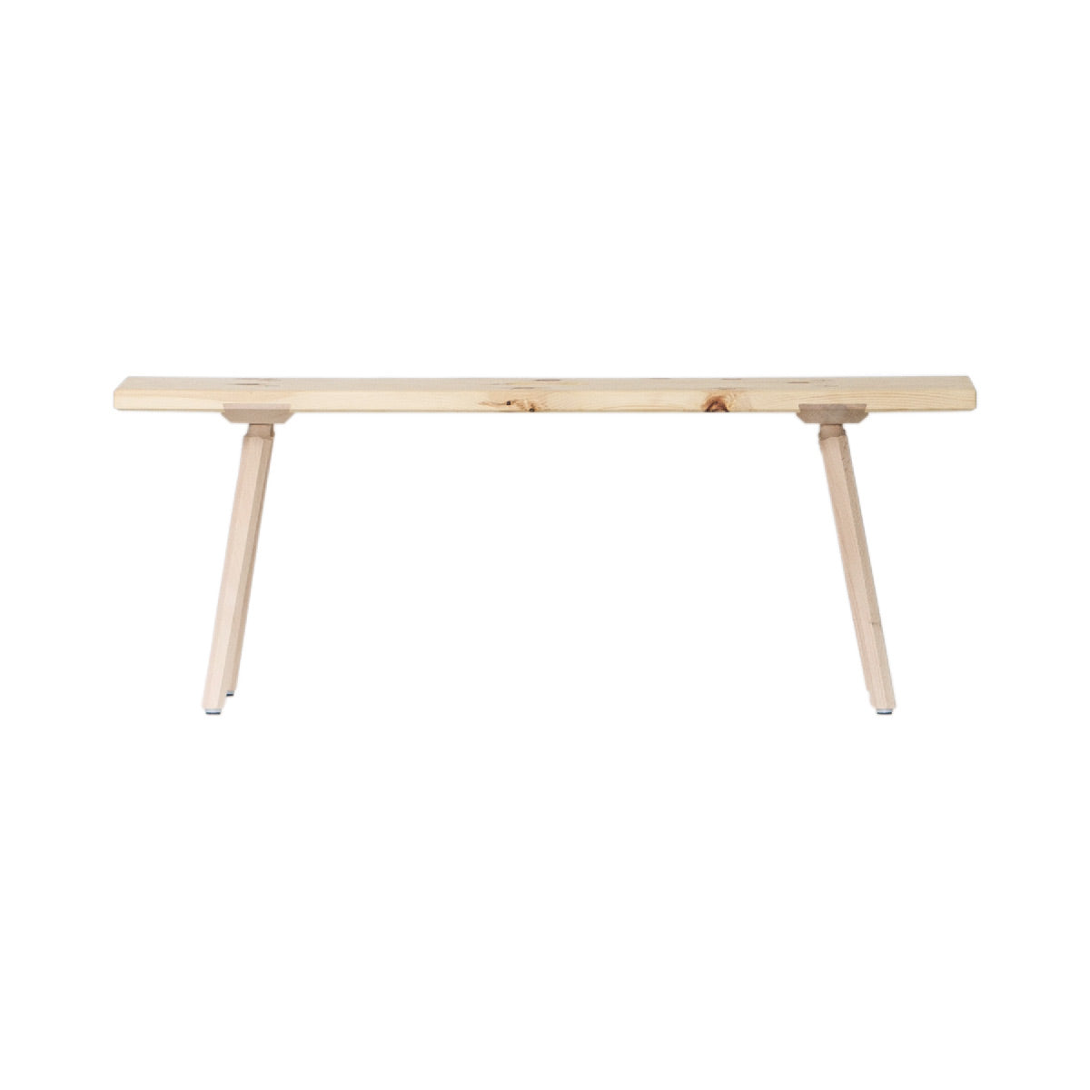Sitzbank 'Urbank' mit Griffloch | Zirbe | B 90 x T 30 x H 46 cm