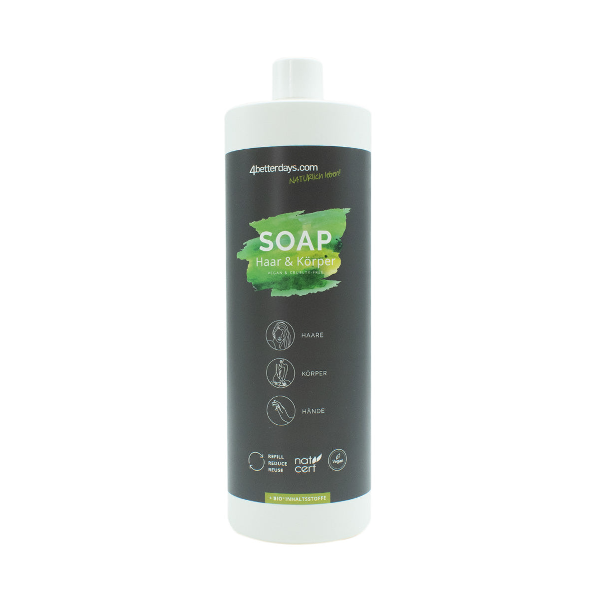 Seife für Körper, Haar & Hand | 1 Liter