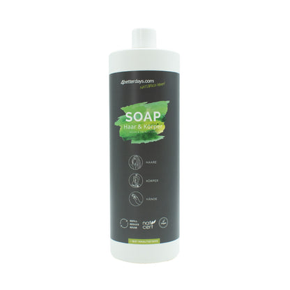 Seife für Körper, Haar & Hand | 1 Liter