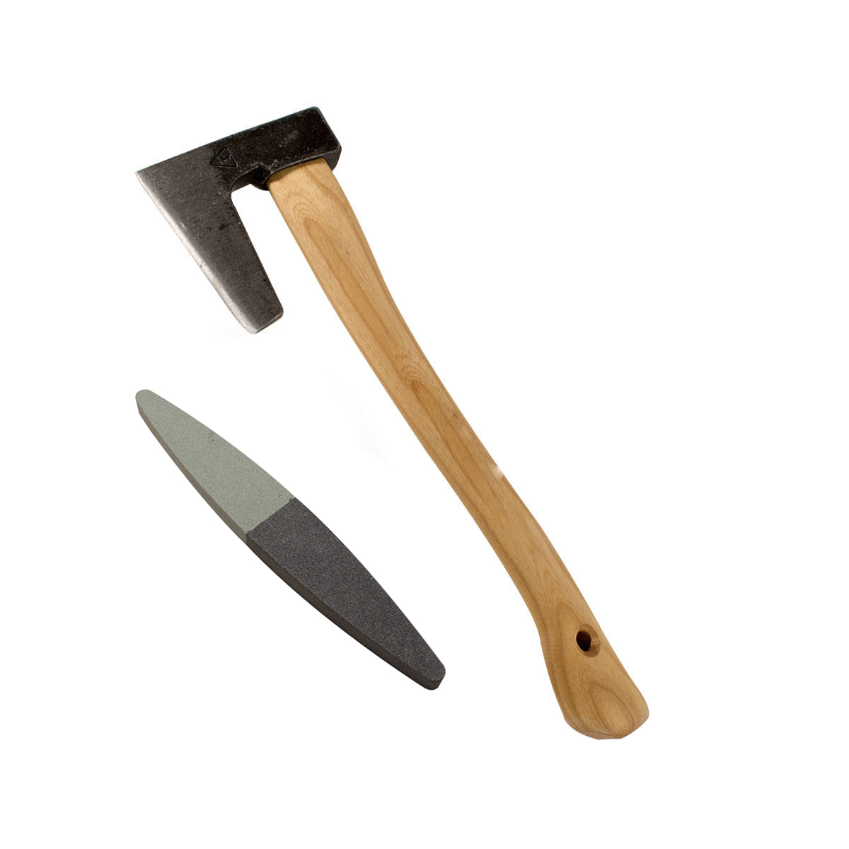 Handgeschmiedetes Gartenbeil 'Krafts'  38cm Stiel mit Schneideschutz Eschenholz