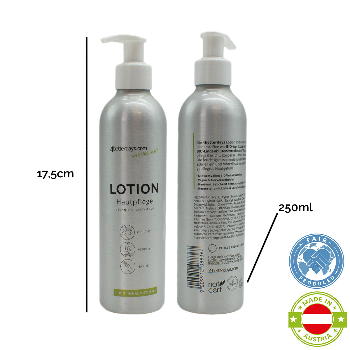 Lotion für Körper, Gesicht & Hand | 250 ml