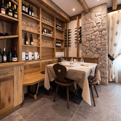 Bauernstuhl 'Urtyp' | Fichte Altholz gedämpft | Füße in Eiche