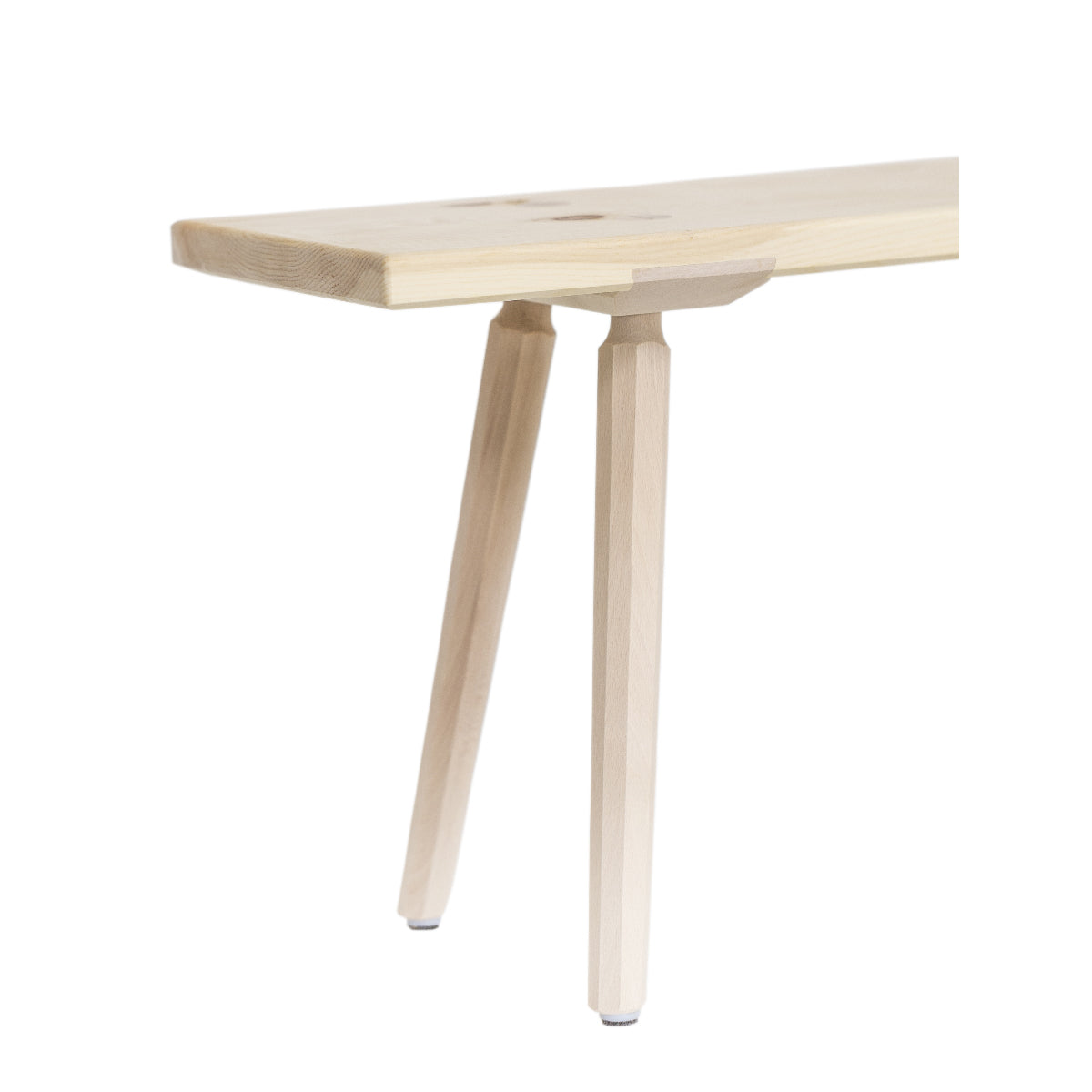 Sitzbank 'Urbank' mit Griffloch | Zirbe | B 90 x T 30 x H 46 cm