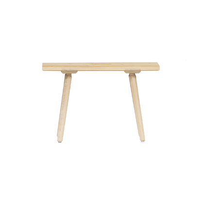 Sitzbank 'Urbank' mit Griffloch | Zirbe | B 90 x T 30 x H 46 cm