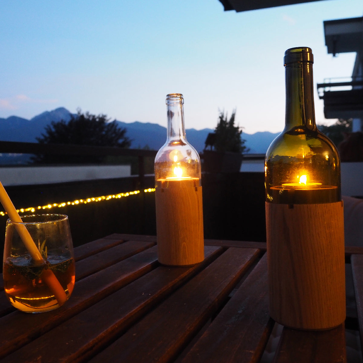 Ersatzglas für Windlicht 'Windy' grün