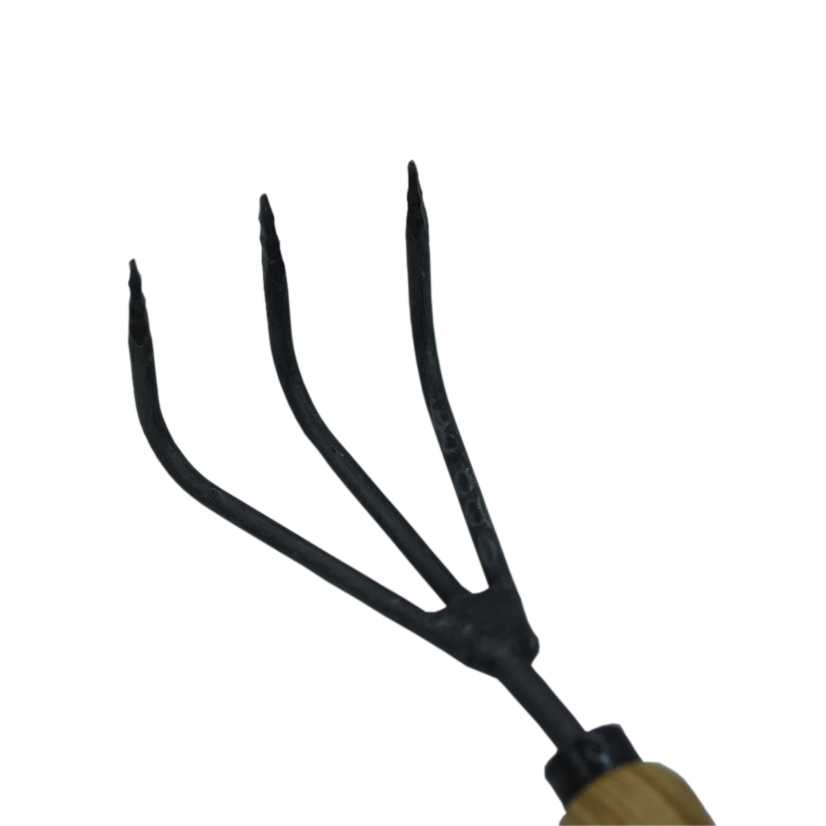 Gartengrubber 'Krafts' | 3 Zinken | 14 cm Eschenstiel | geschmiedet