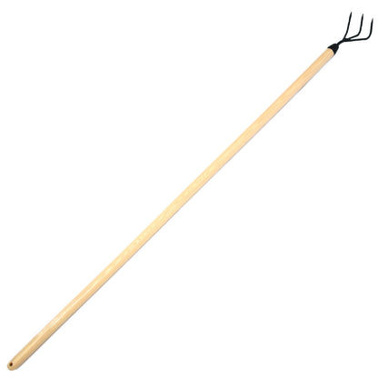 Gartengrubber 'Krafts' | 3 Zinken | 14 cm Eschenstiel | geschmiedet