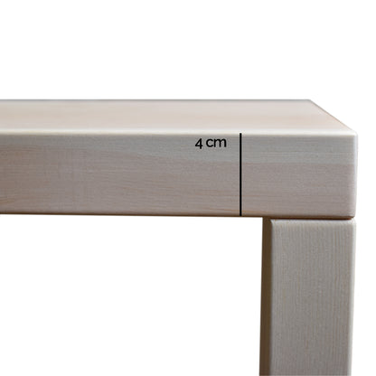 Garderobe 'MyStyle' - im Cross Country Style fichtegewachst 3cm_Staerke 150x50x45