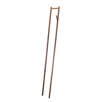 Garderobenstange aus 2 verbundenen Stangen und Querstange | für 'MyStyle' | Nuss | Breite 18 cm