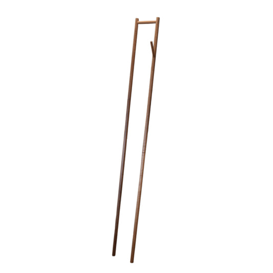 Garderobenstange aus 2 verbundenen Stangen und Querstange | für 'MyStyle' | Nuss | Breite 18 cm