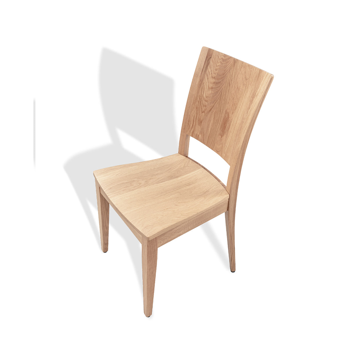 Stuhl ‘Purist’ | Eiche Natur lackiert | B 45 x T 43 x H 90 cm