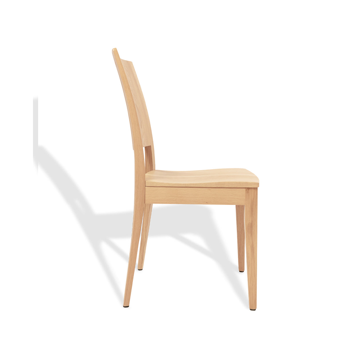 Stuhl ‘Purist’ | Eiche Natur lackiert | B 45 x T 43 x H 90 cm