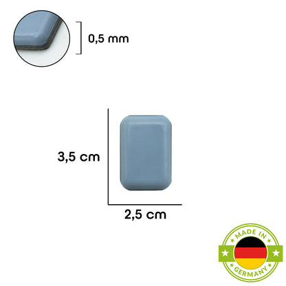 Stuhlgleiter ‘Soft’ | selbstklebend | 24 Stück | 3,5 x 2,5 x 0,5 cm