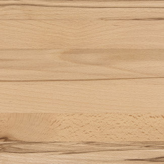 Massivholz Barhocker 'Allrounder' | DM 45 x H 79 cm | Buche lackiert | Fußring verchromt