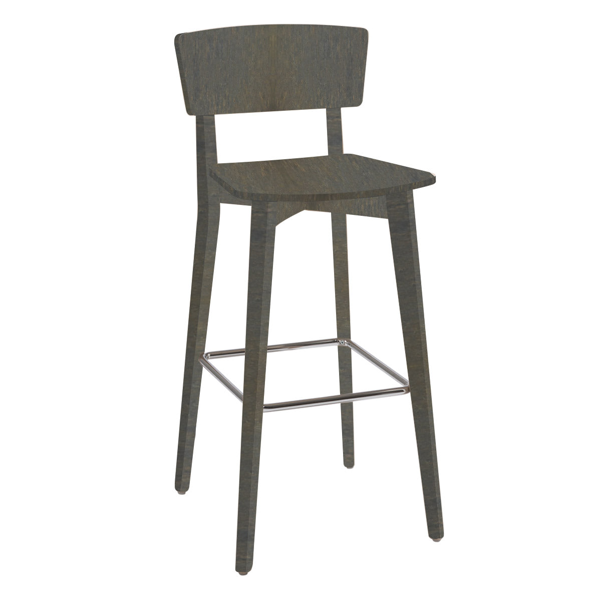 Barstuhl 'Mina' | 2er-Set | Buche | Buche | Dunkelgrau / Grigio Scuro