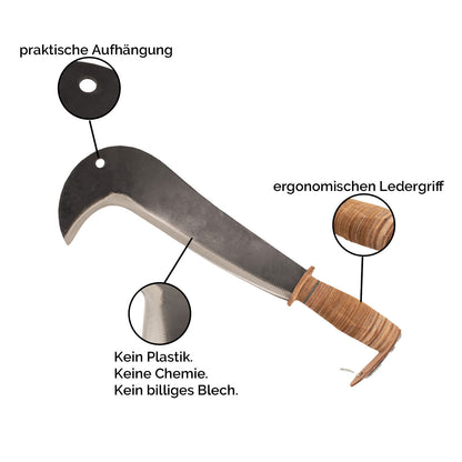 Schweizer Gertl 'Hangup' Set inkl. praktische Hülle und gratis Schleifstein