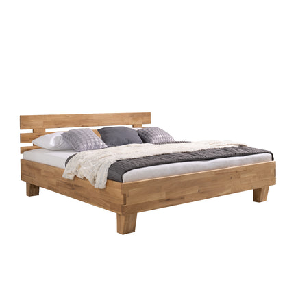 Vollholzbett '4 Better Night' | Eiche geölt | B 140 x L 200 x H 95 cm