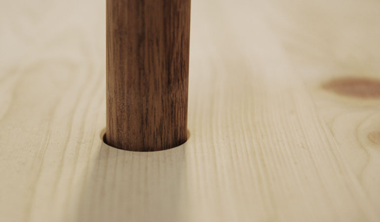 Garderobe 'MyStyle' - im Cross Country Style fichtegewachst 3cm_Staerke 150x50x45