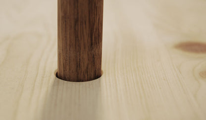 Garderobe 'MyStyle' - im Cross Country Style fichtegewachst 3cm_Staerke 150x50x45
