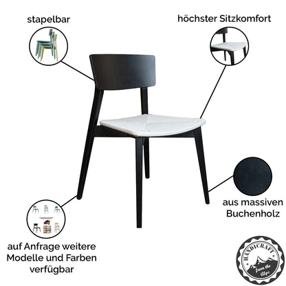 Stapelstuhl 'Tina' | 2er-Set | verschiedenen Farben