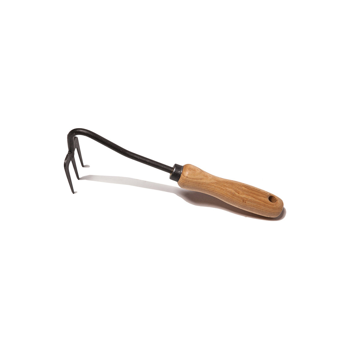 Handharke mit Zinken 'Krafts' - handgeschmiedet 3 Zinken 14cm