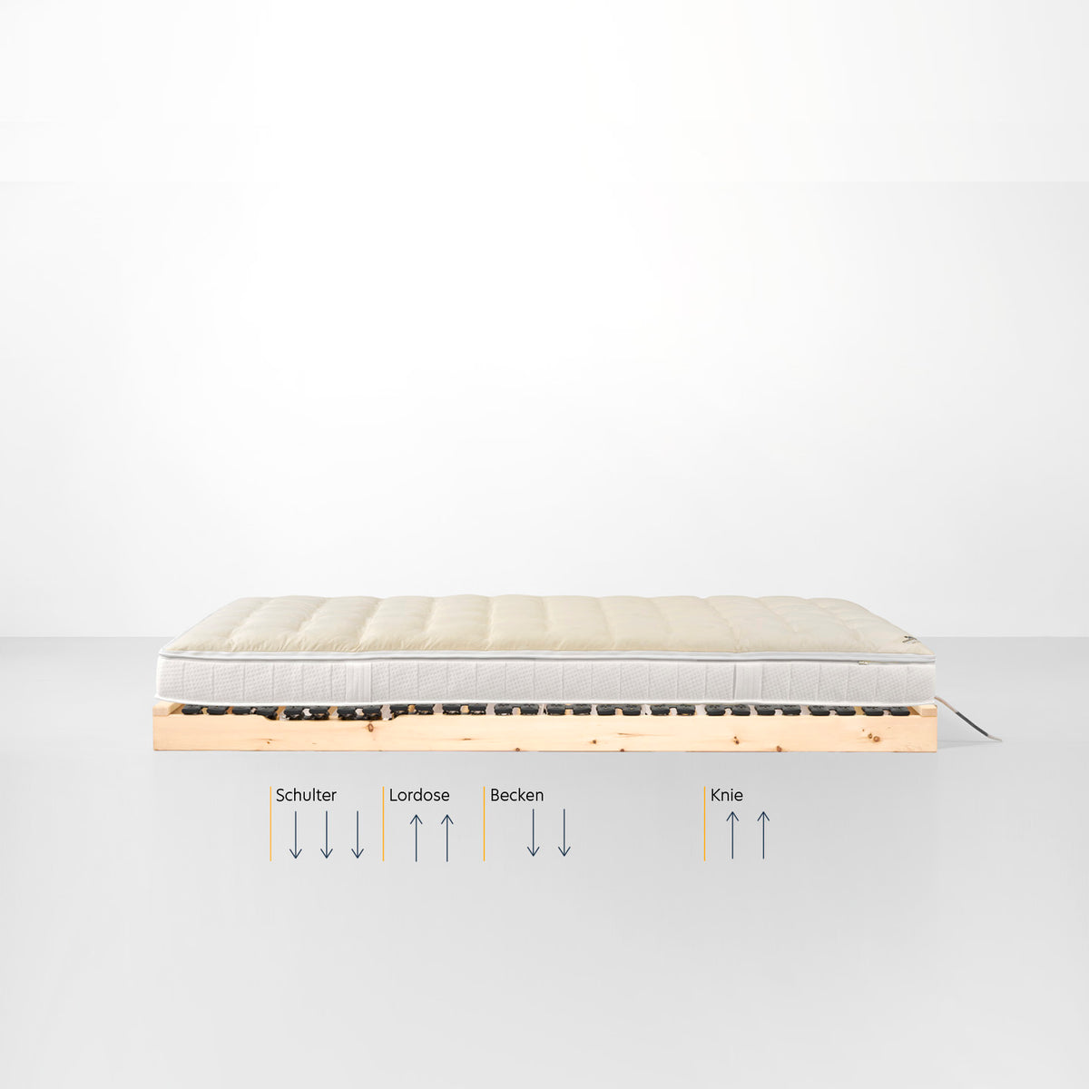 PureNature Topper Rosshaar - 80cm x 200cm