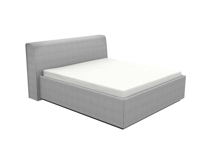 Schlafsystem Bett PureSublime | 200 x 180 cm |  elektrisch | Wendematratze | HygeinePlus Topper | Stoff braun