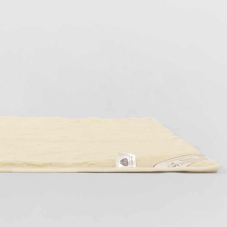 PureNature Topper Schafschurwolle - 90cm x 200cm