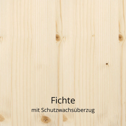 Garderobe 'MyStyle' - im Cross Country Style fichtegewachst 3cm_Staerke 150x50x45