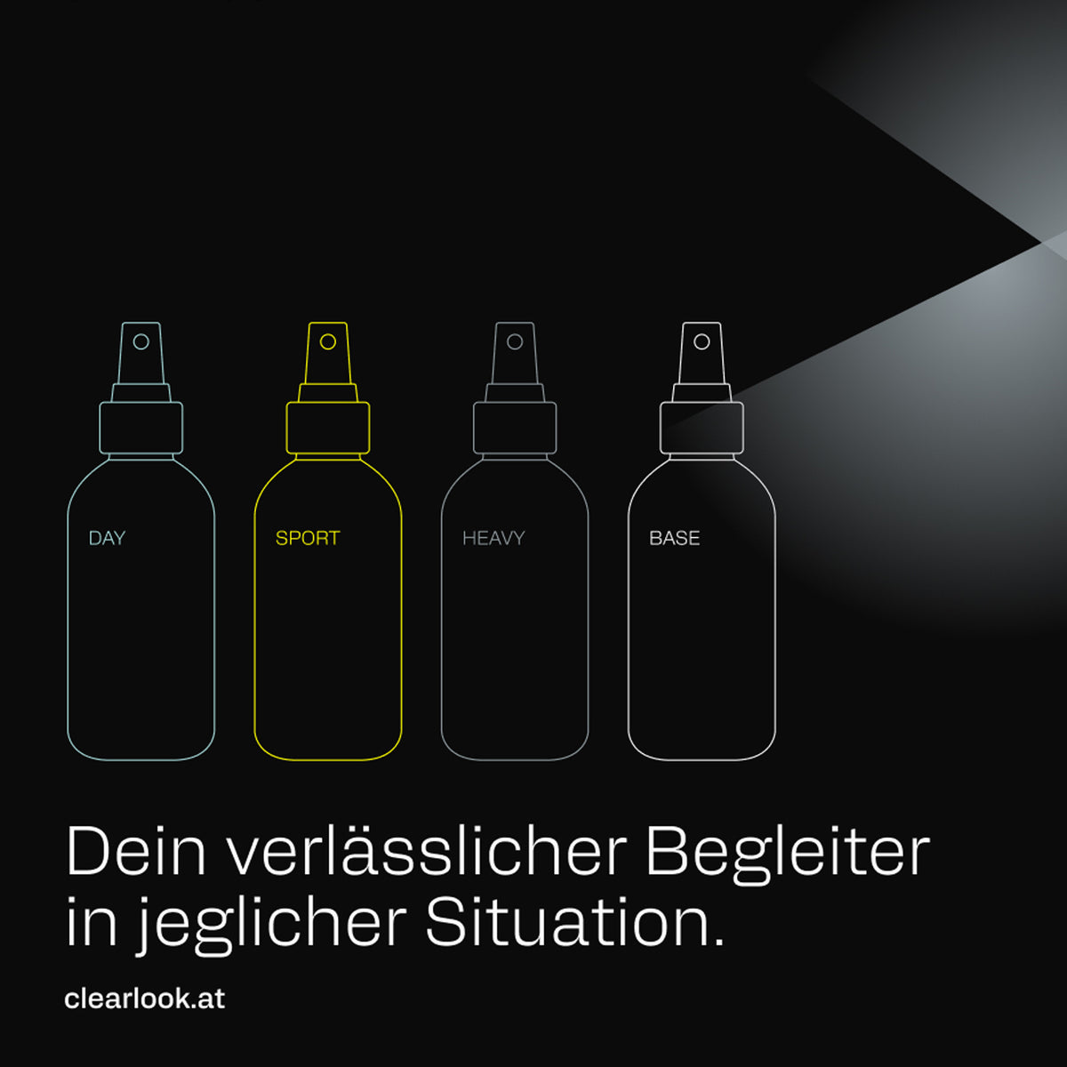 Antibeschlagspray 'Clear Look Sport' | für den Sport | 30 ml | Seife | Vegan