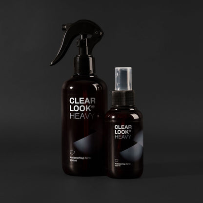 Antibeschlagspray 'Clear Look Heavy' | für sicheres Arbeiten | 100 ml | Seife | Vegan