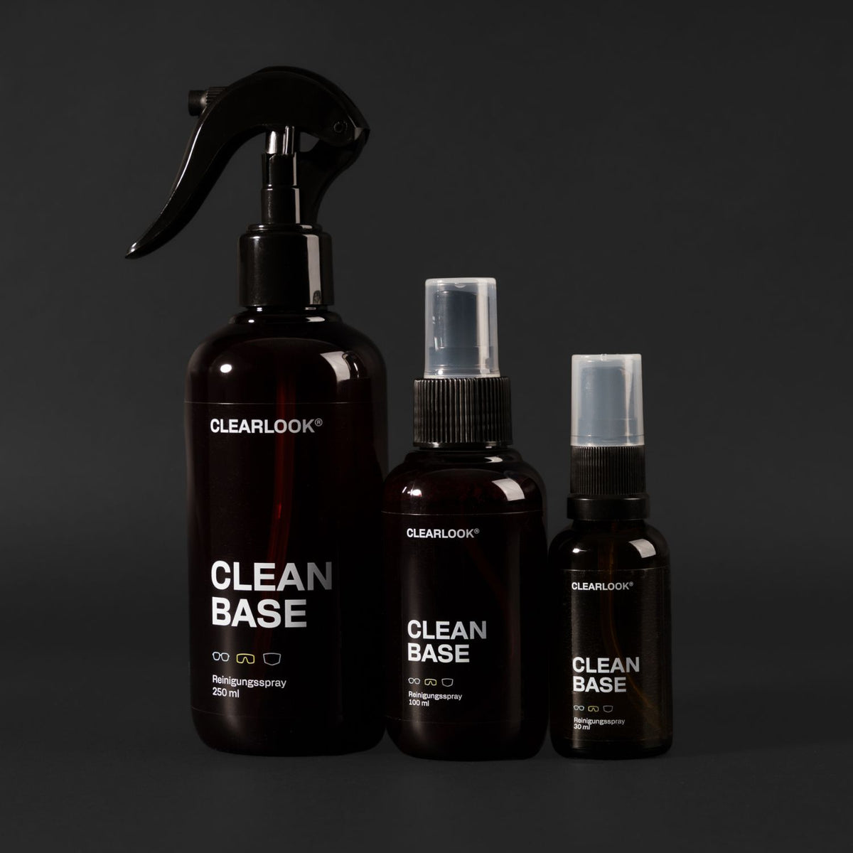 Reinigungsspray 'Clean Base' | 30 ml | Glasflasche | Seife | Vegan