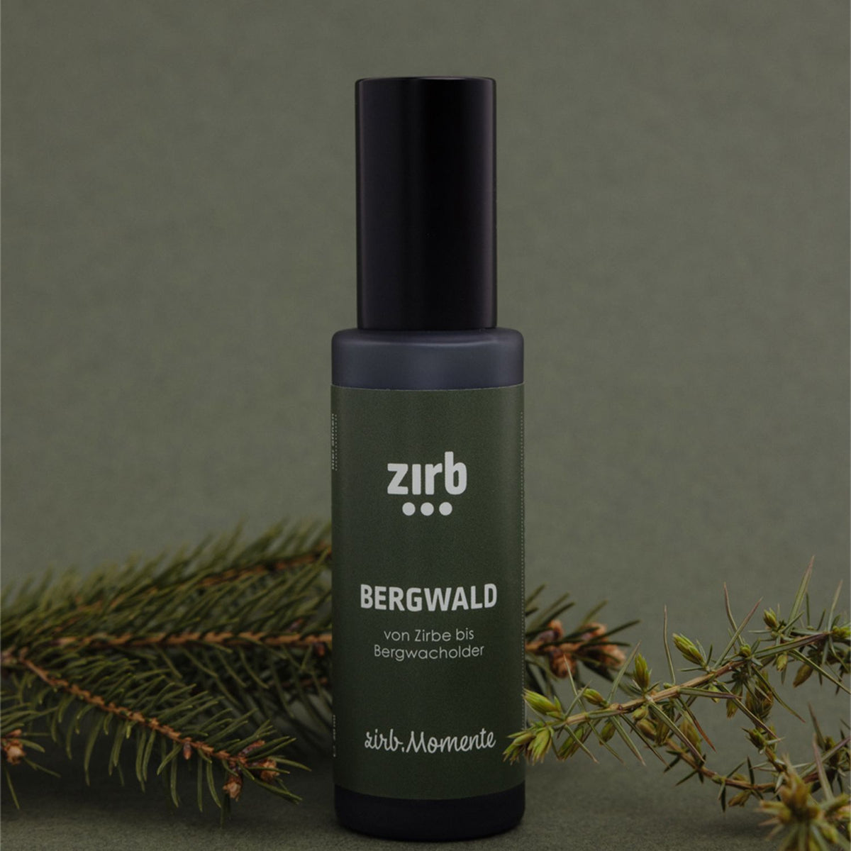 Raumspray 'Bergwald' | 50 ml | 7 natürliche ätherische Öle | Pflanzenhydrolaten