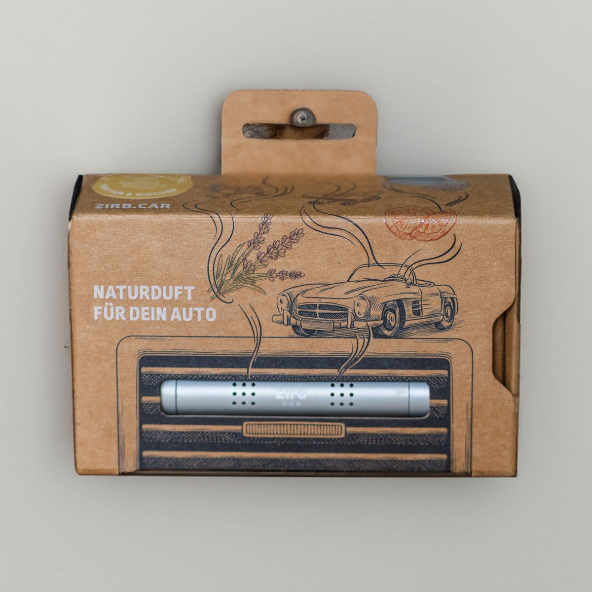 Autoduft 'Car' | Duftkern 'Beseelt' | Aluminium | L 12 x T 7,5 x H 4,5 cm