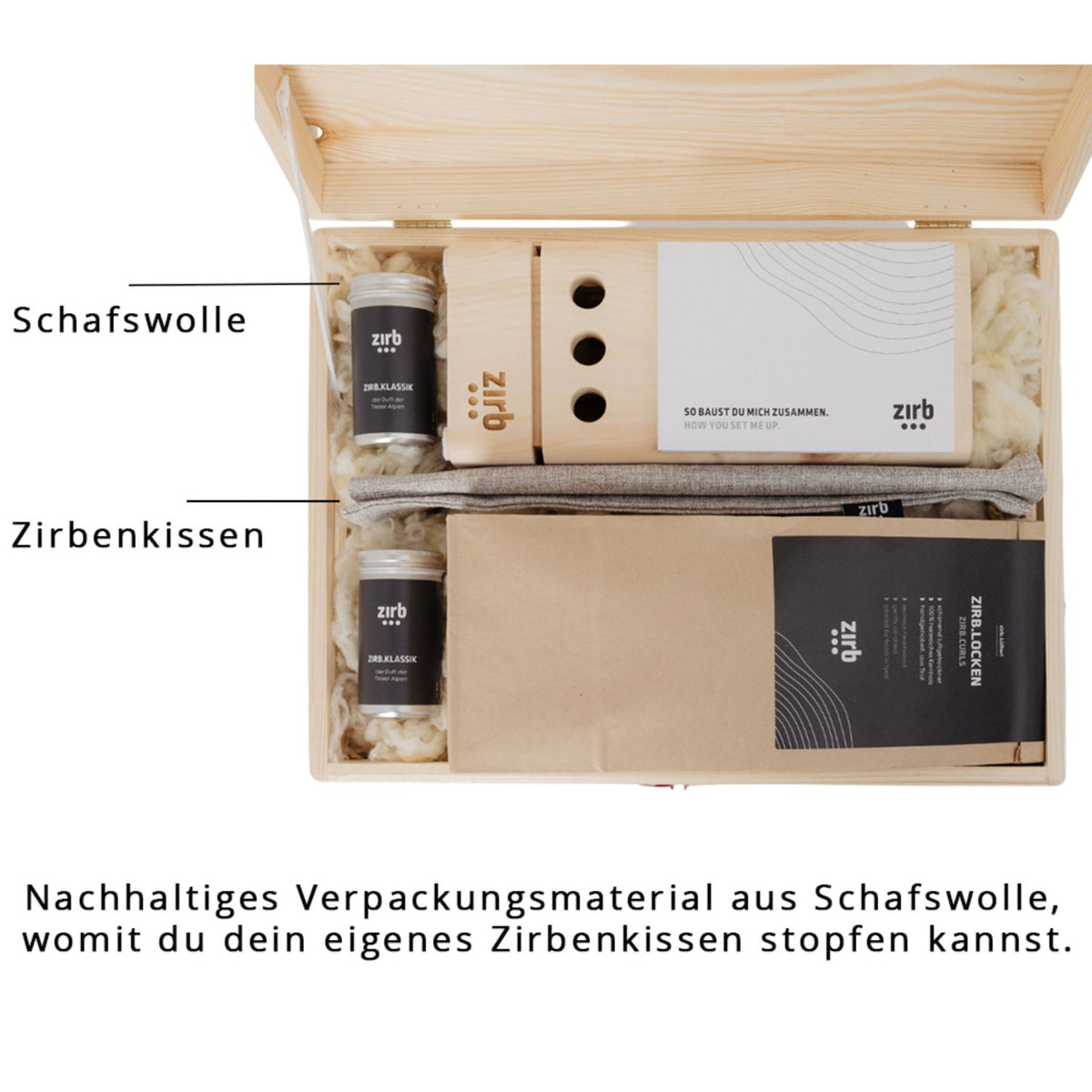 Raumlüfter 'Lüfterl' | 2 x Essenz 30 ml | Locken 120 g | L 12 x B 12 x H 26 cm | bis 12 m²