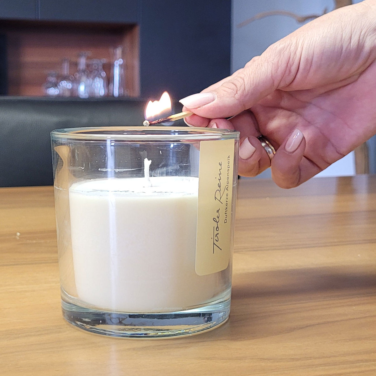 Duftkerze im Glas 'Almrose' - TirolerReine - Almrose - 250g