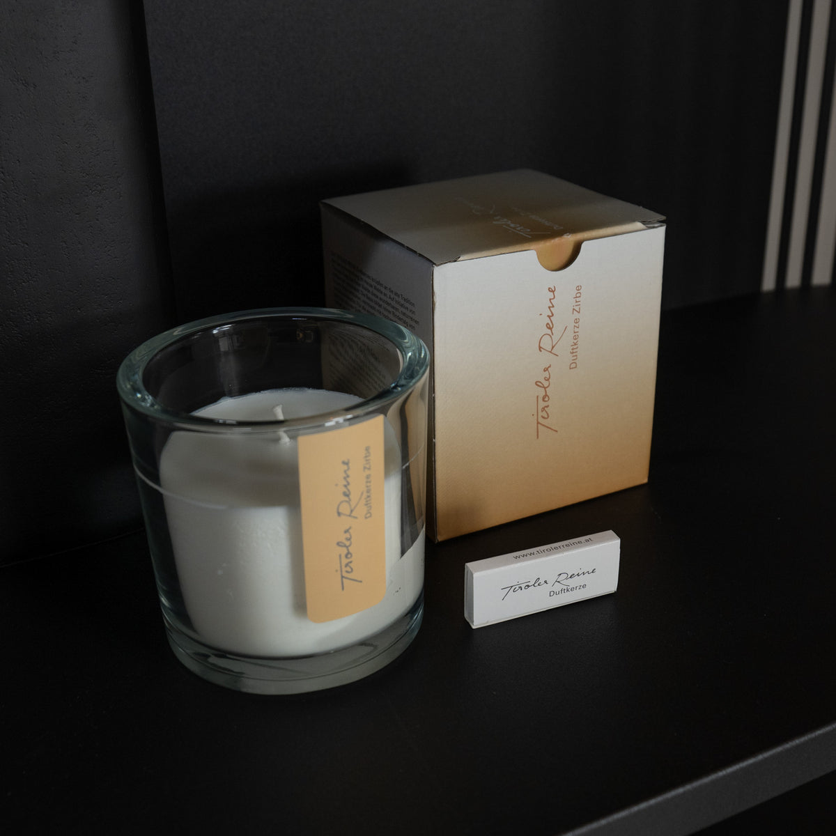 Duftkerze im Glas 'Zirbe' - Tiroler Reine -  250g