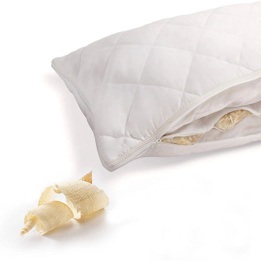 Physionight Duftschlafkissen 2 in 1  Dufteinlage Zirbe und Schurwolle | 40 x 80 cm