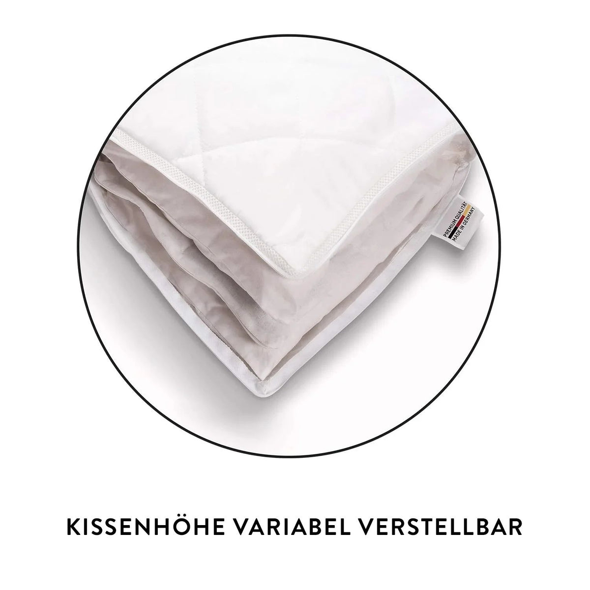 Duftschlafkissen '2in1' | Einlage Zirbe + Lavendel | B 40 x L 80 x H 20 cm