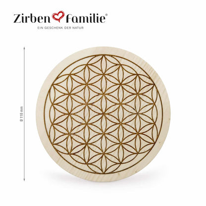 Zirbenblume Untersetzer für Wasserkaraffe 1l