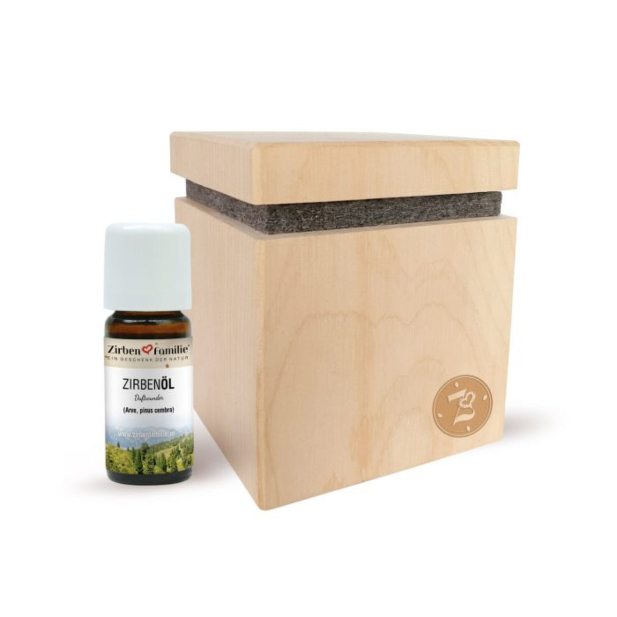 Zirbenwürfel 'Premium Edition' inkl. 10ml